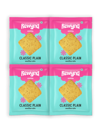 Classic Plain Khakhra Pack of 4 (160gm)